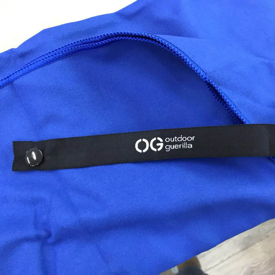 Microfiber suede 80 polyester 20 polyamide microfiber towels with carry bag