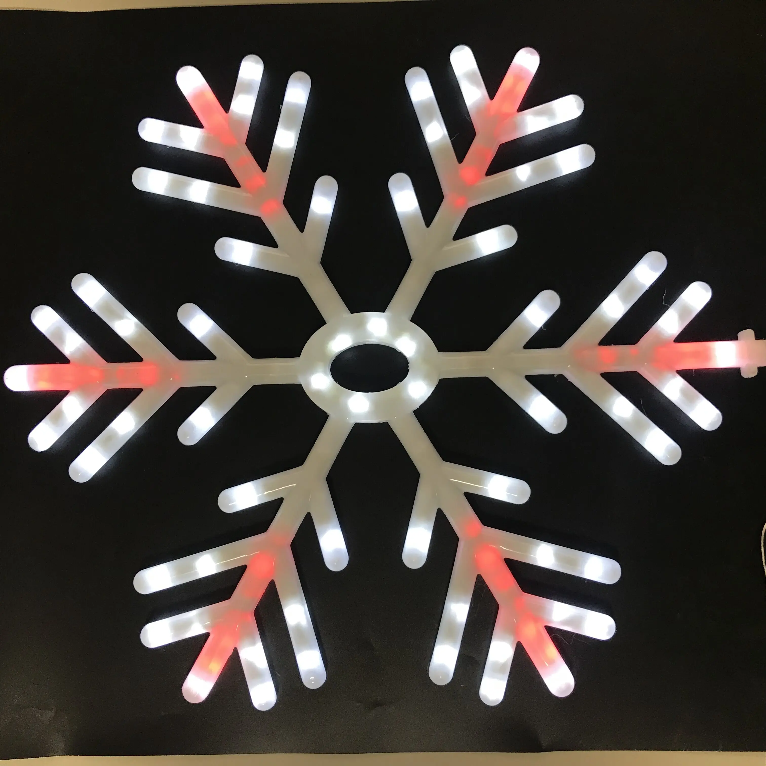 Christmas Decoration Led Snowflake Meteor Shower Rain Lights Outdoor Waterproof