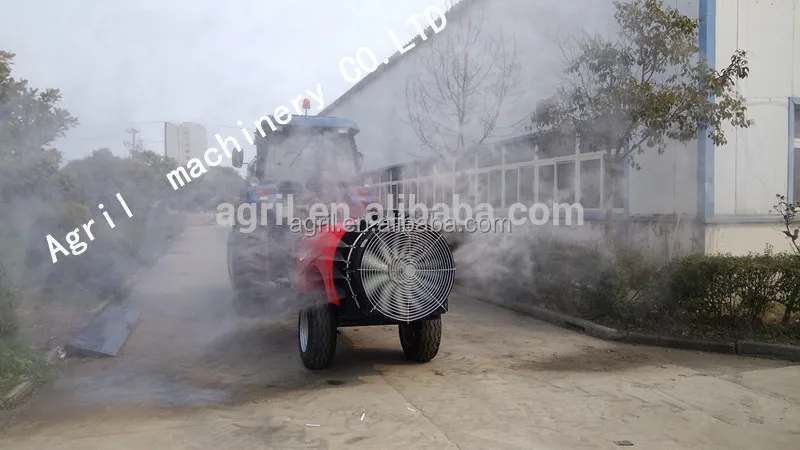 orchard fruit garden vineyard trailer boom tank air blast sprayer 800L 1500L with Italy SPA diaphragm pump high efficient