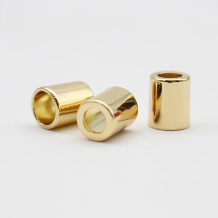 
high-quality golden drawstring cord end for swimwear 