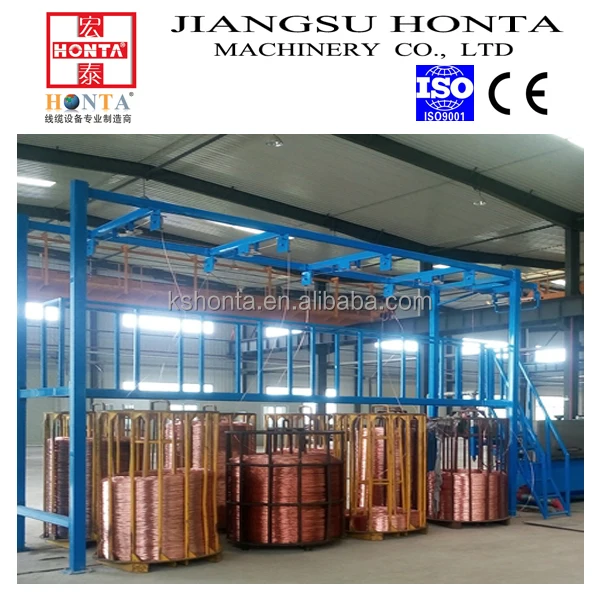 wire and cable machinery save electricity drawing copper wire drawing machine with annealer