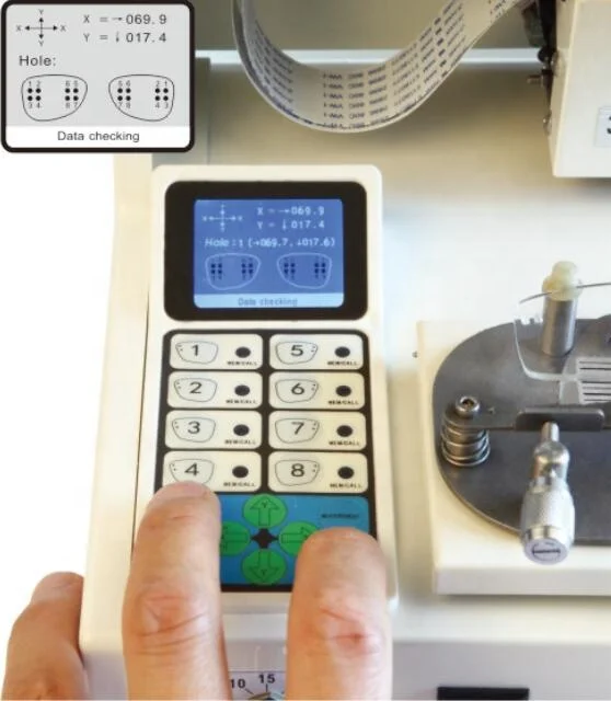 NH-3GS Optician Automatic Digital Drilling Machine rimless drilling machine for glasses shop