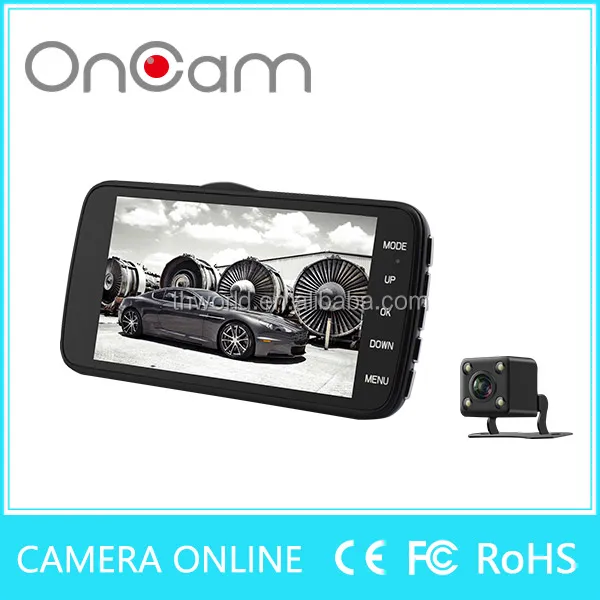 T600 hidden camera 1080p dash cam user manual 4.0inch metal body vehicle blackbox dvr dual lens