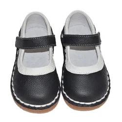 latest Genuine leather  tip blinding toddler girl shoes durable soft girls mary jane party shoes in spring and autumn