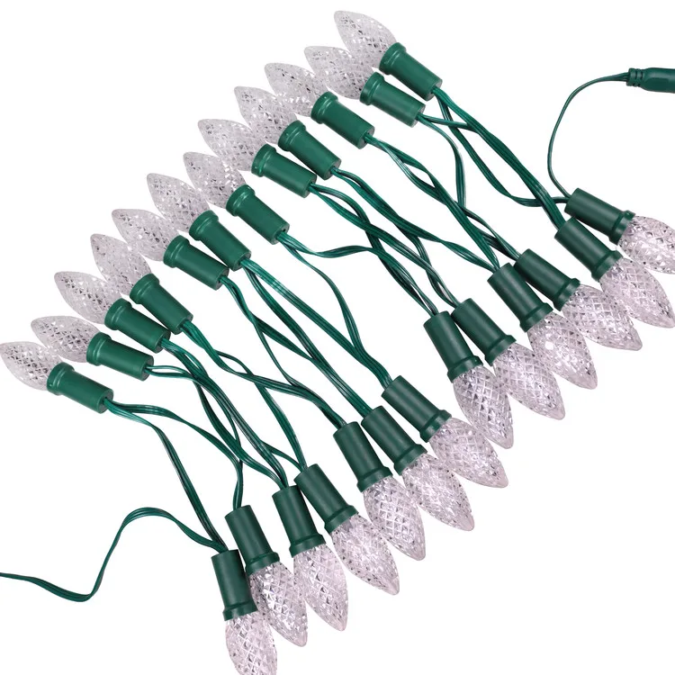 Digital WS2811 Waterproof IP68 Programmable RGB Pixel Individually Addressable C9 Led Christmas Light Bulb