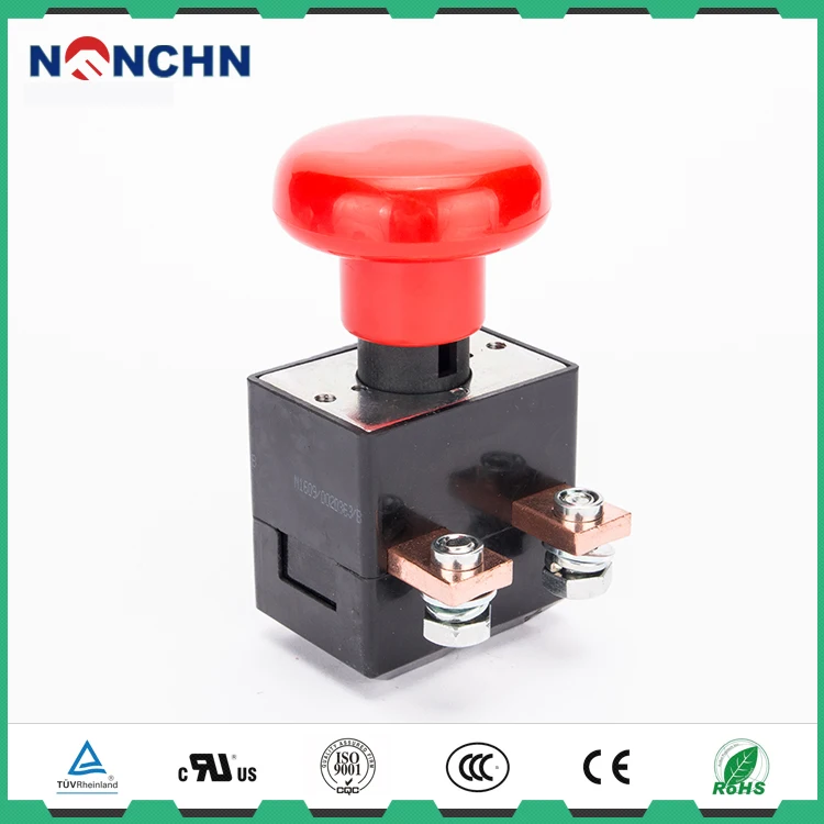 NANFENG 250 Amp 80 В Круглые Электрические Аварийной Остановки Нажмите Botton Коммутатор