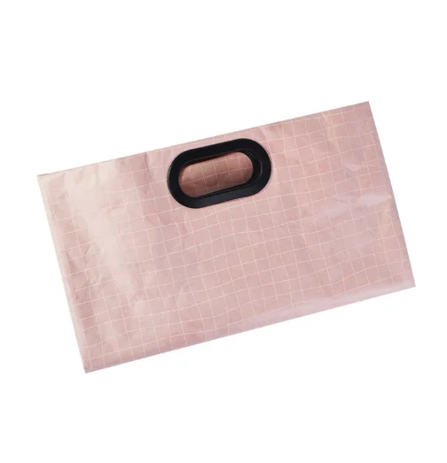 BSCI Certified Factory custom logo foldable pink color tyvek document paper pouch bag with zipper