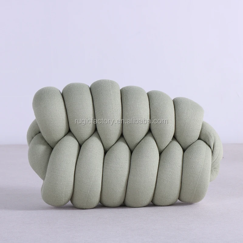 Instagram Photography Props Colorful Knot Pillow Acrylic Customized Hot-selling Sofa Knot Cushion Pillow