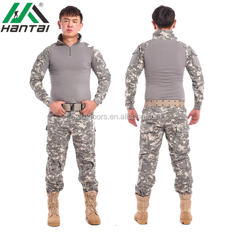 ACU color Digital Blue and Grey Tactical frog suit