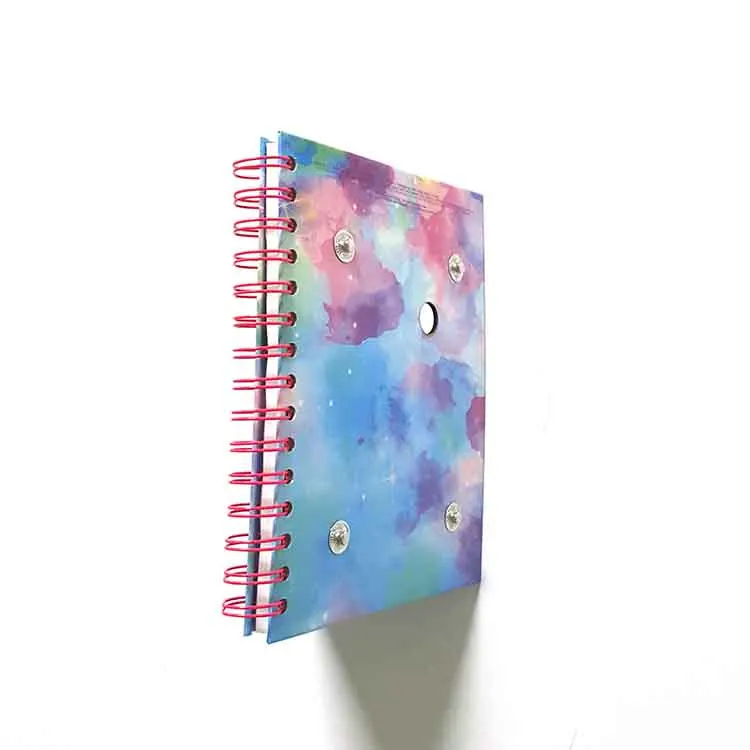 
new arrivals 2018 school stationery A5 szie diary journal student custom hardcover notebook with led light 