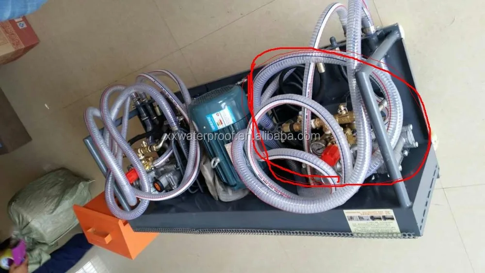 5.5HP gas motor liquid rubber roof coating for large area and corners only salle online