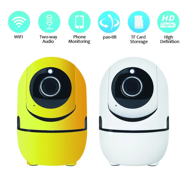 1080P Auto Tracking IP Camera Wifi Baby Monitor Home Security IP Camera IR Night Vision Wireless Surveillance CCTV Camera CMOS