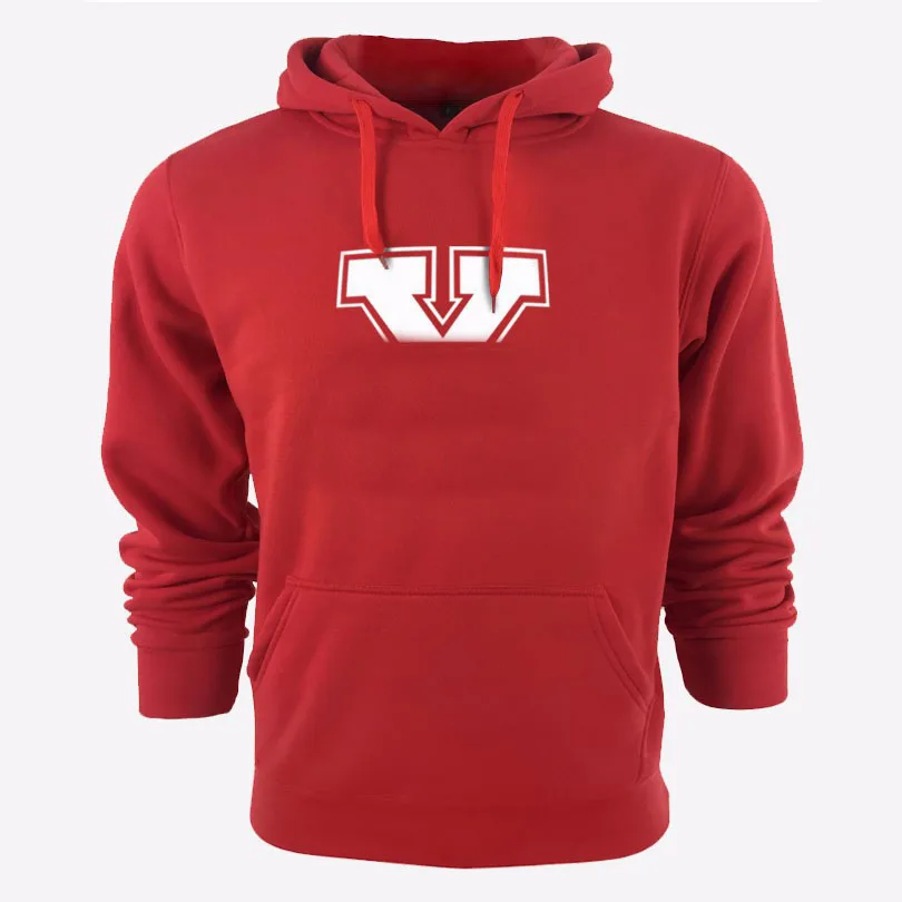 Wholesale heavyweight personalized thick pull over printed crew neck sweatshirt custom embroidery hooded sweater men