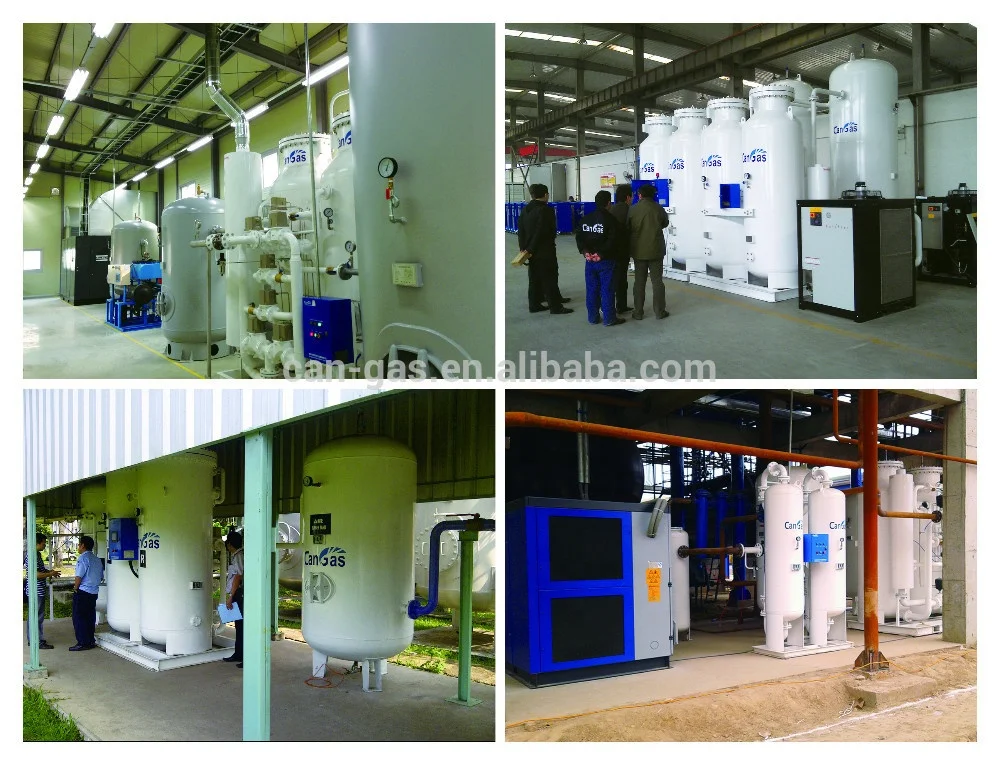 Скользящая установка для производства кислорода PSA и цилиндрическая Наполнения Бутылок китайский производитель кислородного генератора