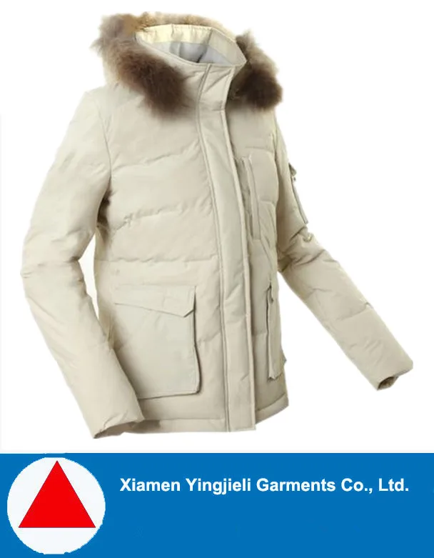 2014 ёенщин городского стиля легкий меховой капюшон вниз пальто