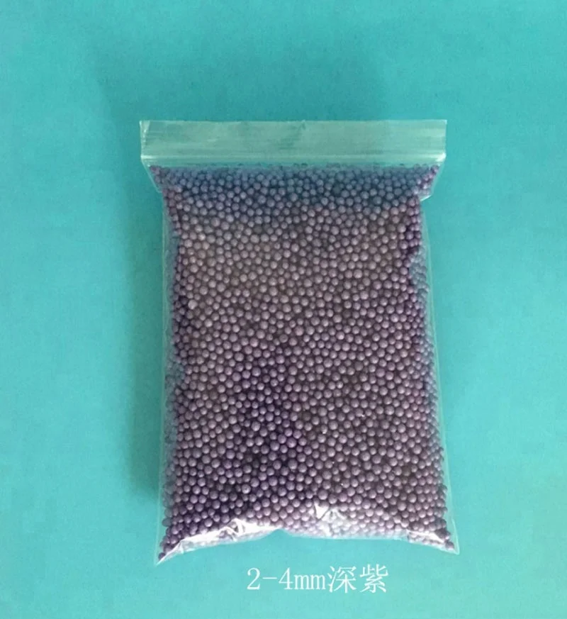 Rainbow Assorted Colors Mini Foam Balls Beads Styrofoam Filler Kids Funny Gift Manual DIY Decor Black color