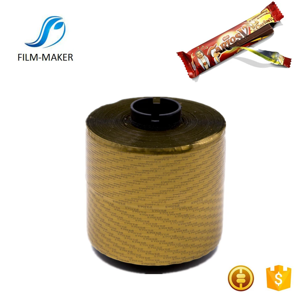 4mm Width Hot Melt Gold Line Tear Tape For Tobacco Packing