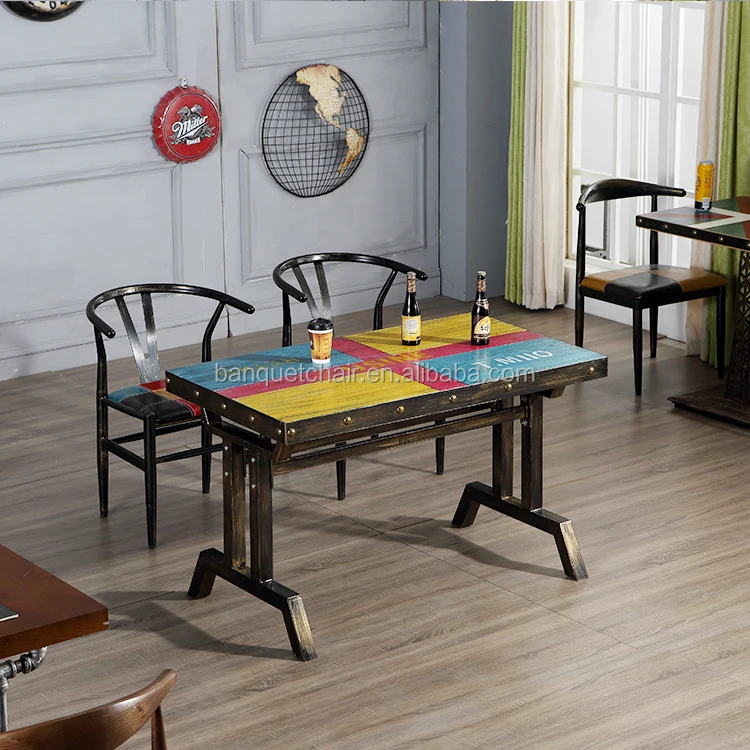 
Shabby chic bedroom side table cast iron table leg for sale 