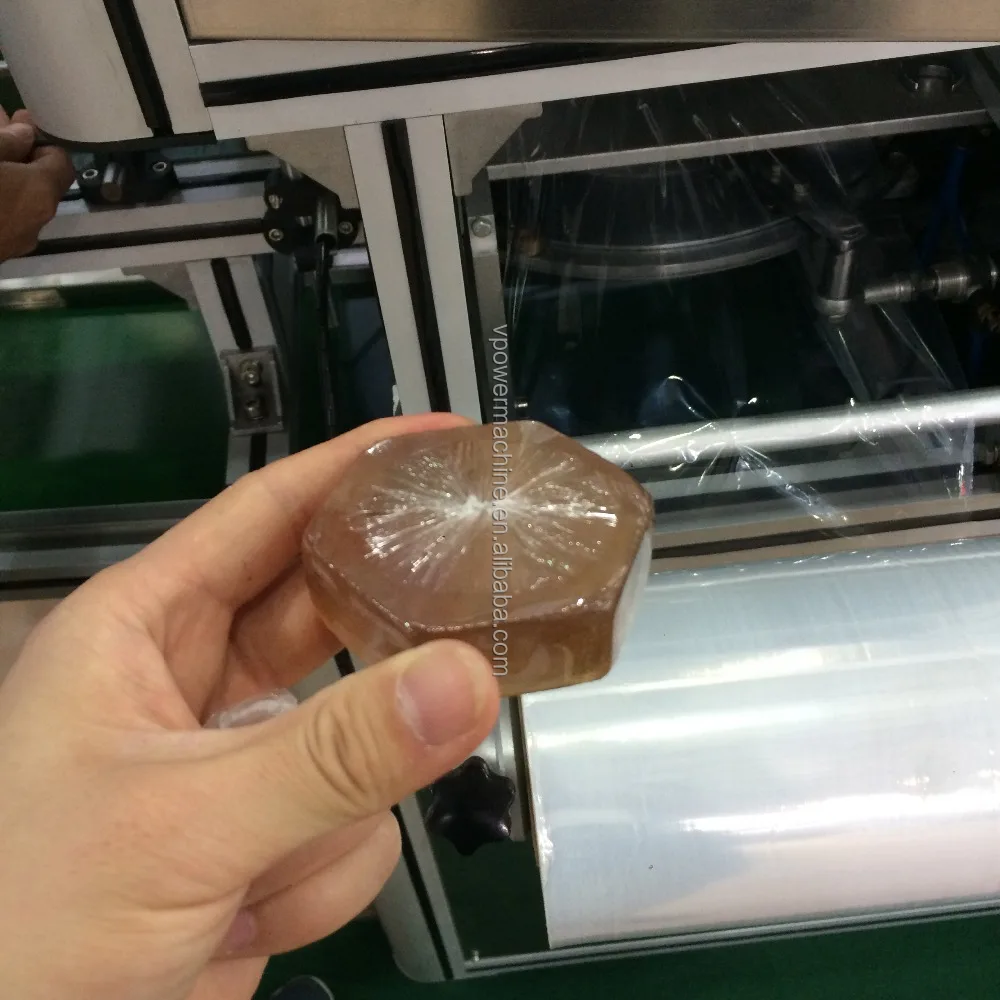 Multi-Function Handmade Soap PE Stretch Film Automatic Packaging Machine