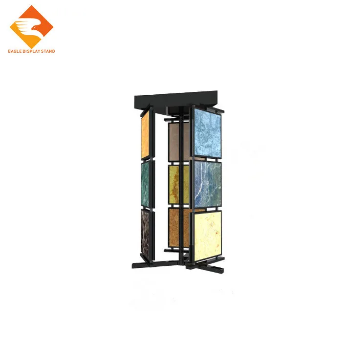 Promotion Sample Display Rack rotating display stand for tile