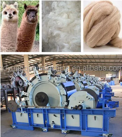 A186 Worsted Sheep Wool Fiber Carding Machine With ISO and CE