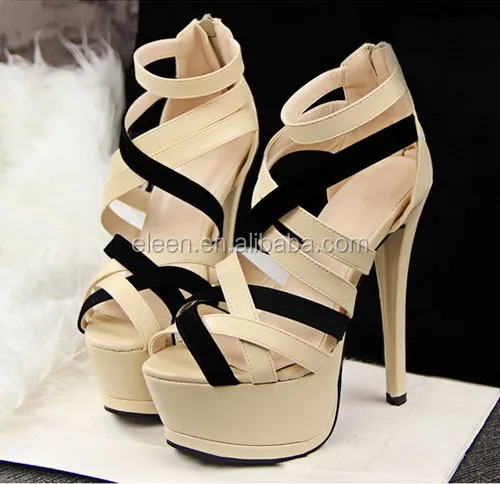 European colors sexy ldaies high heel sandal