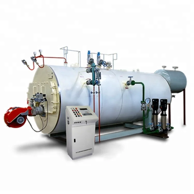 1 t/h 3t/hr 10 ton Horizontal WNS Series Natural Gas Diesel Oil Heavy Oil LPG Fired Steam Boiler Price in China