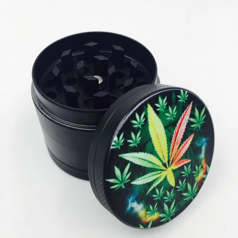 New Wholesale 4 Parts Weed Accessories Custom Logo Herb Grinder