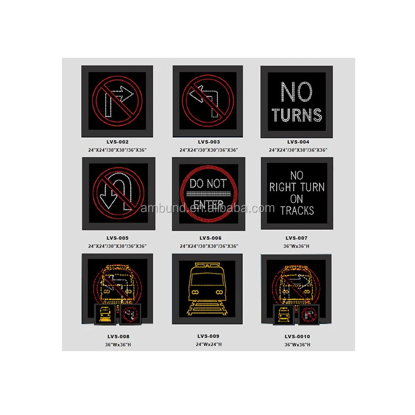 LED Security Road Indicator LED Module Traffic Signal Lane Indicator Lane Control Traffic Sign