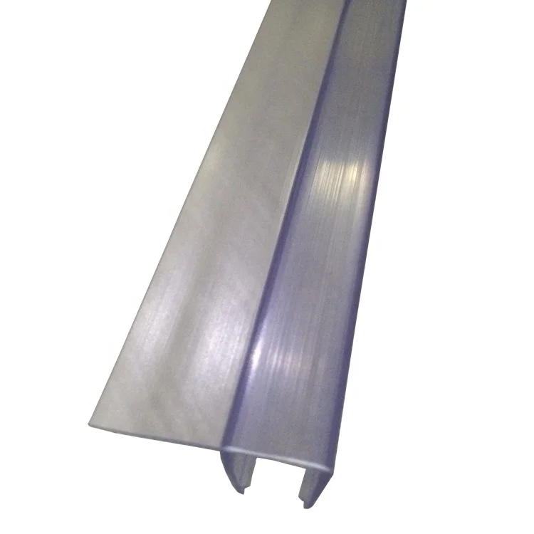 F type shaped waterproof rubber seal strip glass door rubber seal strip glass shower door plastic seal