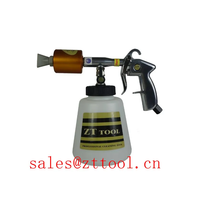 KANZO Tornado spray pneumatic cleaning gun in Stainless Steel Material and gold plating Product