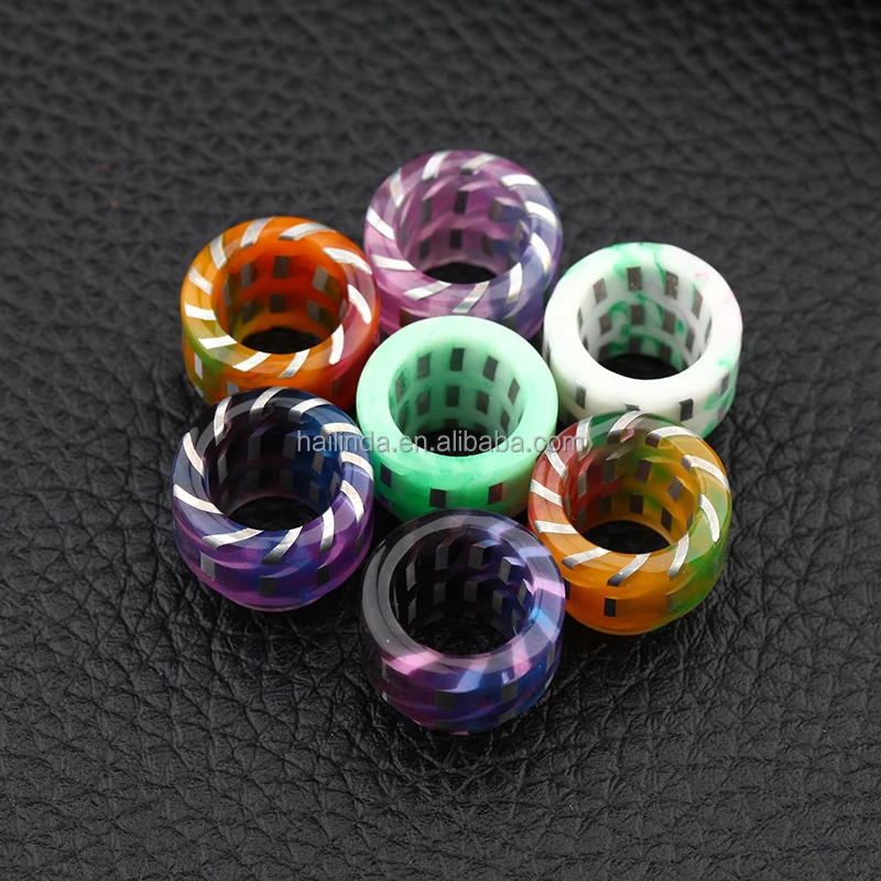 
2017 new products Epoxy Resin 528 goon RDA vape drip tips Wide Bore 810 drip tip 