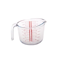 Набор стеклянных мерных кувшинов и ложек