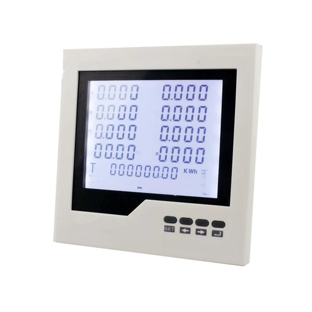  160*160mm ME-3D9Y LED Display AC Three Phase Digital Multimeter Multifunction Energy Meter Support Transmitting Output