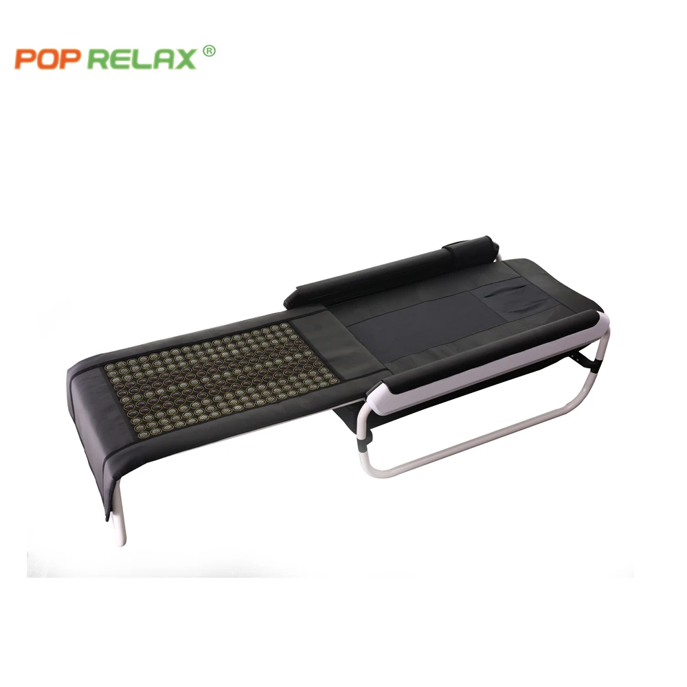 Chinese manufacturer Pop relax thermal jade roller  massage bed  master V3 far infrared massage table mattress mat
