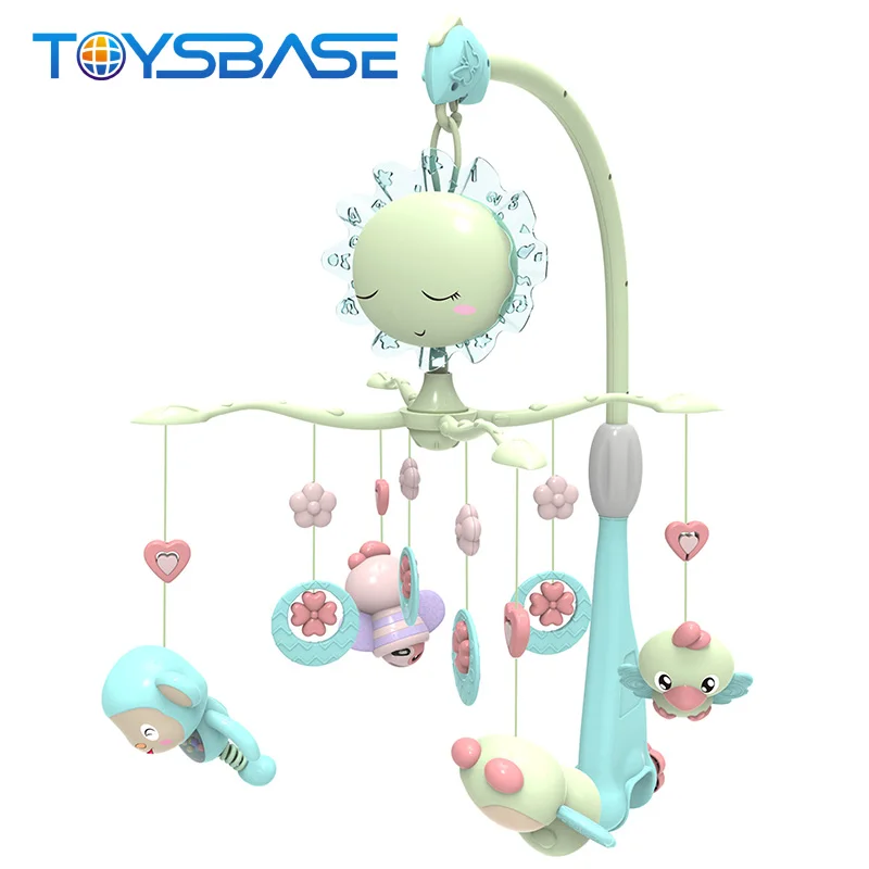 Flower Valley Appease Hanging Musical Bell Toy Baby Mobile Bed