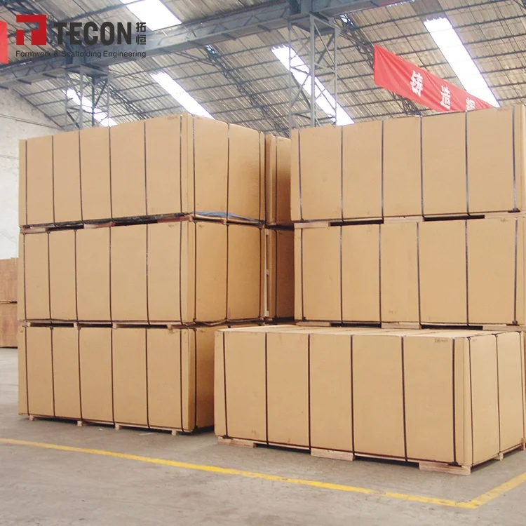 15mm Concrete Formwork Building Film Faced Plywood For Construction