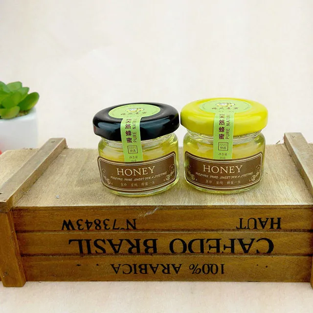 2023 hot selling wholesale price food grade 25ml small glass jar for honey and jam