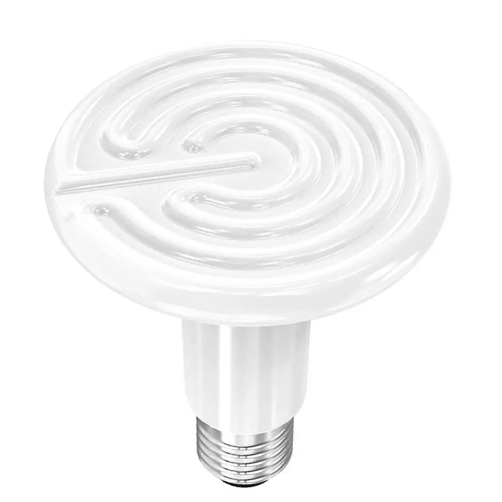 Wholesale price 100w black white infrared ceramic heating lamp for reptiles