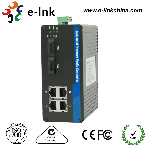 Неуправляемый коммутатор Industrial Ethernet 4TX + 2FX 100M