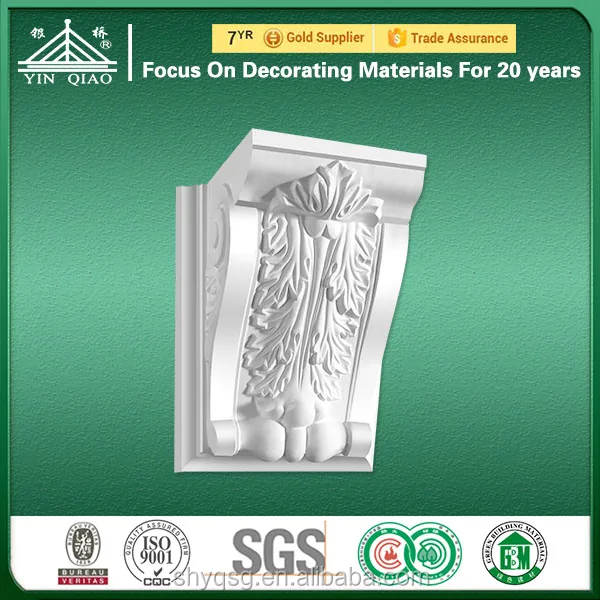 Flower Design Construction Building Materials Wall Decoration plaster of Paris Corbel