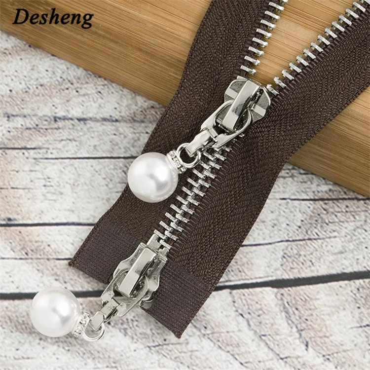 High Quality Handbag Accessories Two Way Metal Zipper No.3 and 5 With Slider Puller For Bag Garment Luggage Suitcase