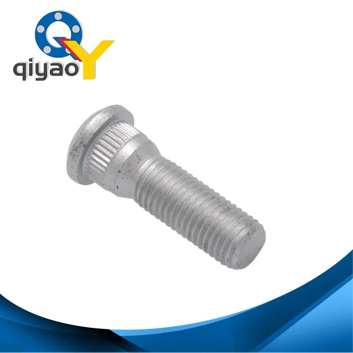 grade 10.9 knurl black wheel stud of alloy wheel