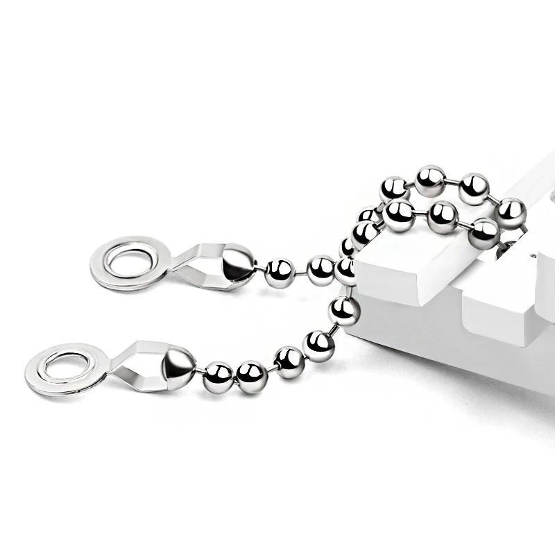 Китай, оптовая продажа, Шариковая цепь из нержавеющей стали 3,2 мм с разъемом