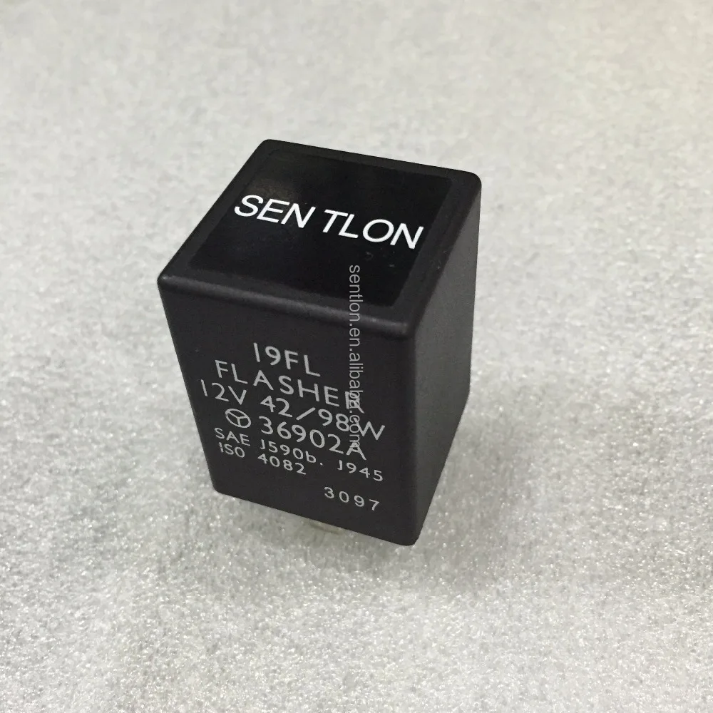 Sentlon 19FL Flasher Units 12V 21w x 4 + (2 x 5w) Max 98W Relay Unit 3 Pin 36902A