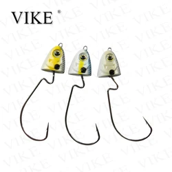 12TLWJ50-517 fishing tungsten living wiggly jig with 5/0 hook 1/2 oz. (14.2g) tn shad color 1pk
