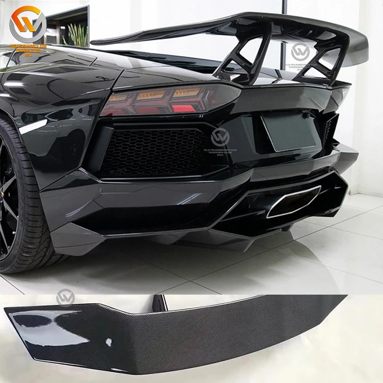 С автоматическим поворотом углерода задний спойлер гоночный крыло для Aventador LP700-4