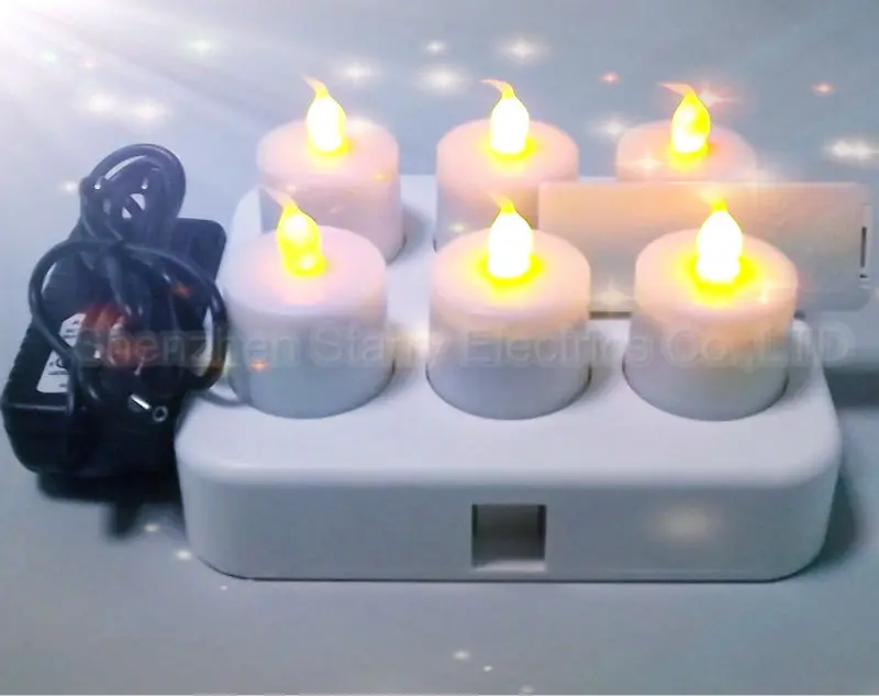 hot sale inductive rechargeable led candle lights