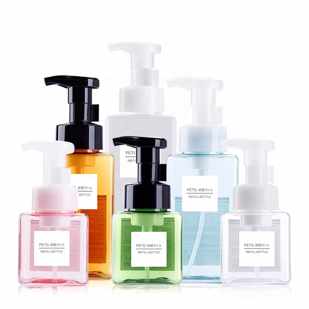 BPA Free Refillable Bottle 8.5oz 250ml Foaming Liquid Soap Containers Foam Dispensers