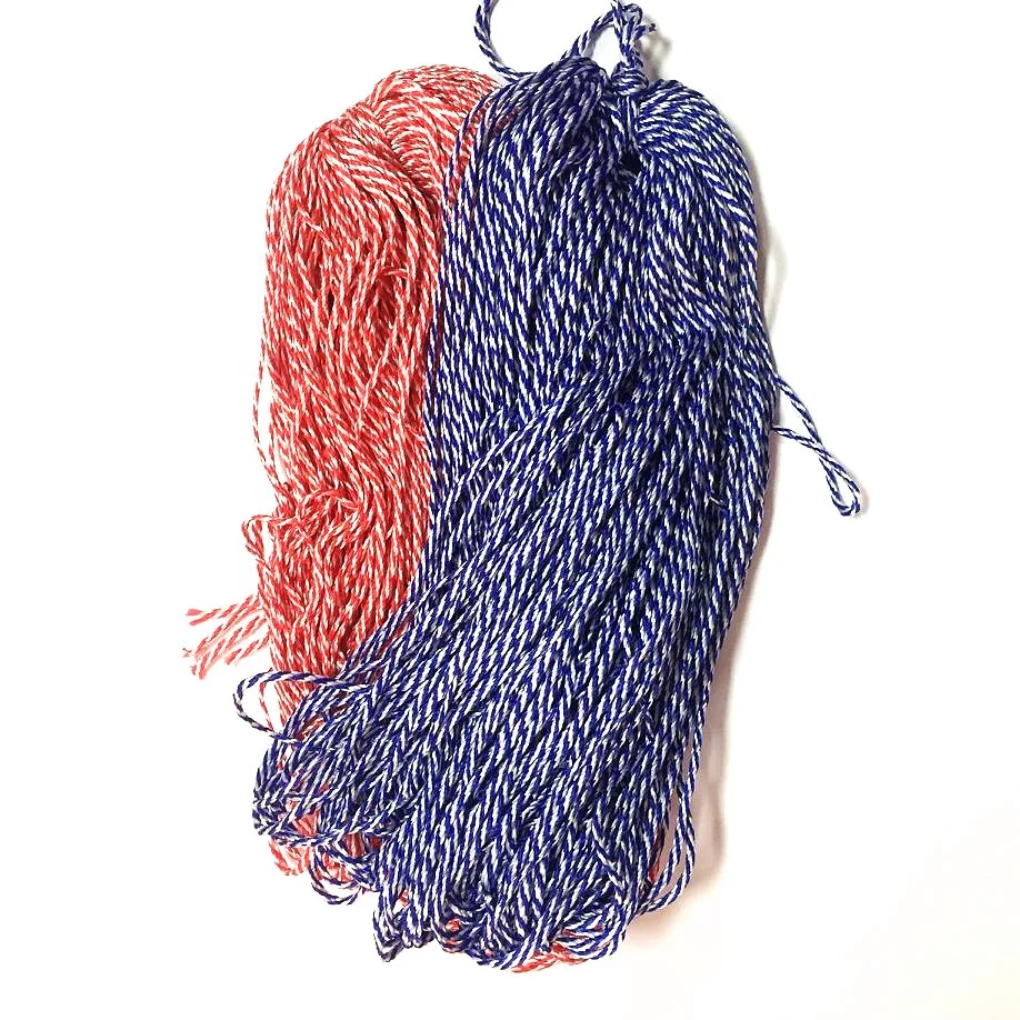 Hot sale 4mm  nylon braided rope color nylon rope for sale